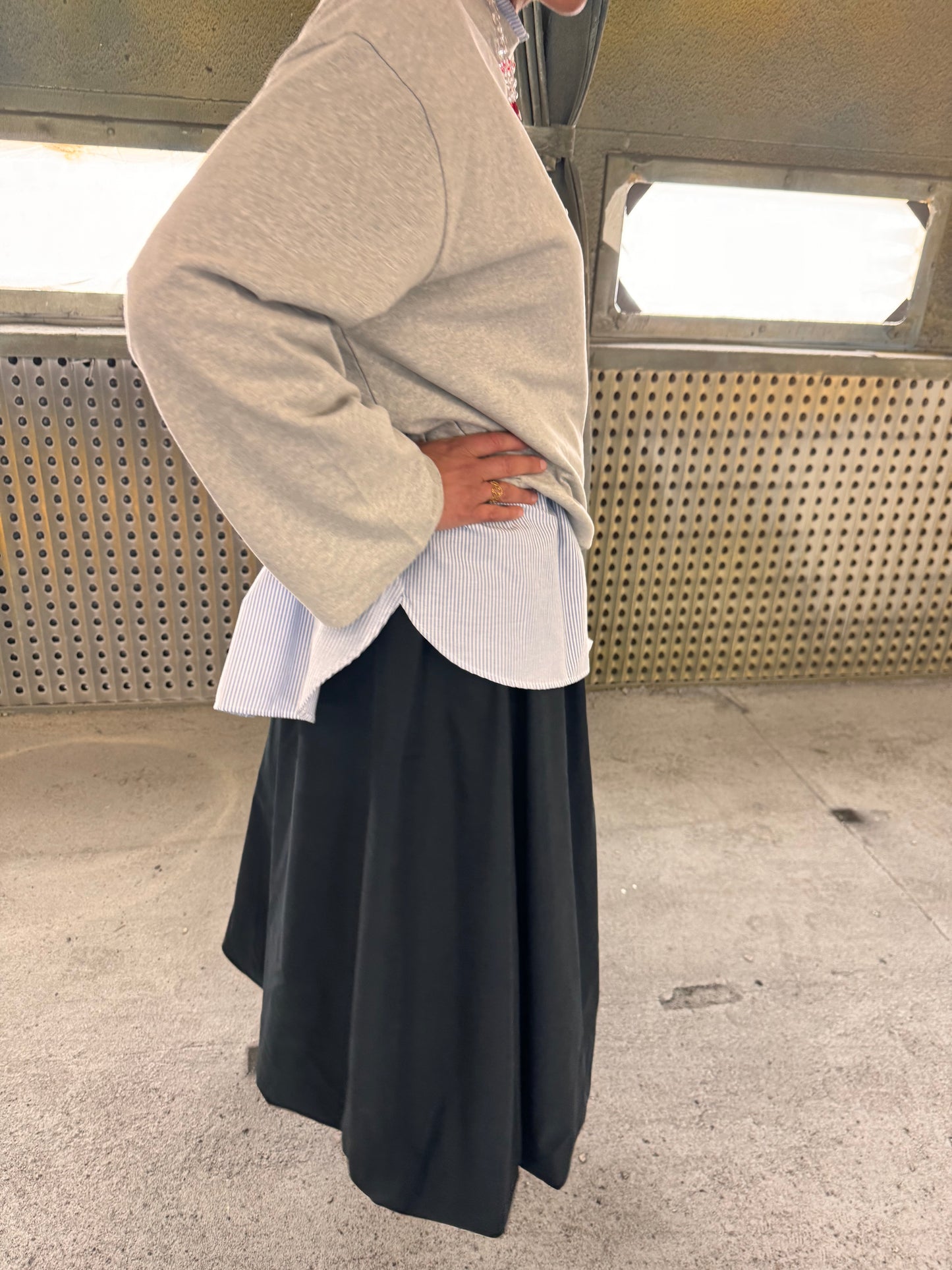 MAXI BALLOON SKIRT