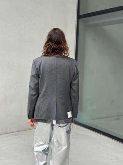 “RAW EDGE,, upcycled blazer