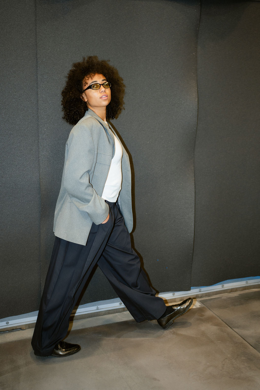 “LE COLIER ASYMETRIQUE,, upcycled blazer