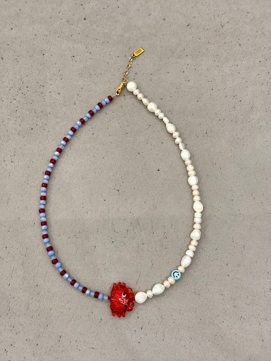 SMILING CRAB necklace