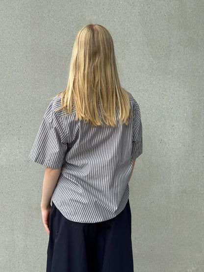 “SCRUNCHED,, upcycled shirt