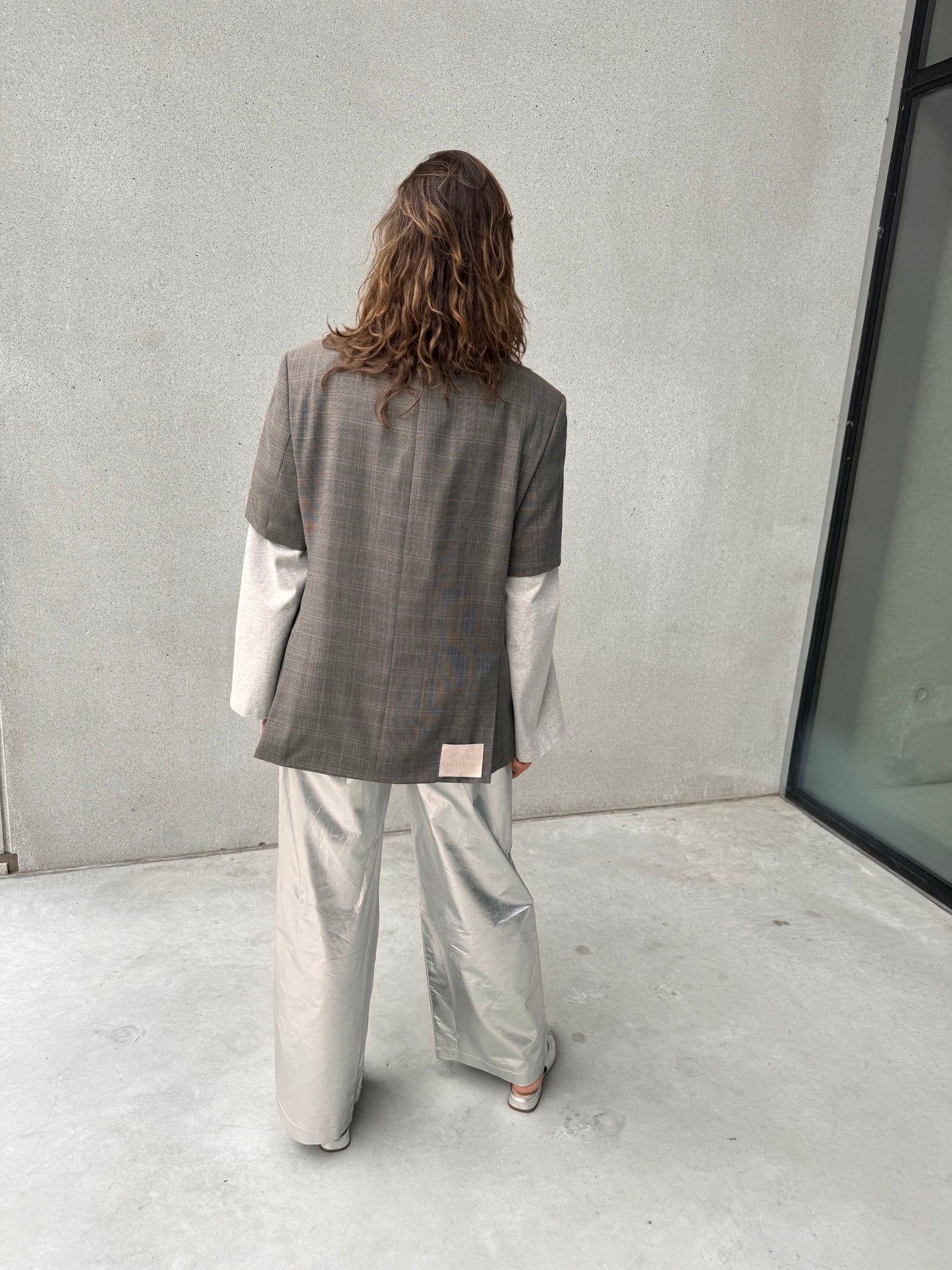 LA VESTE “À MANCHES COURTES” upcycled blazer
