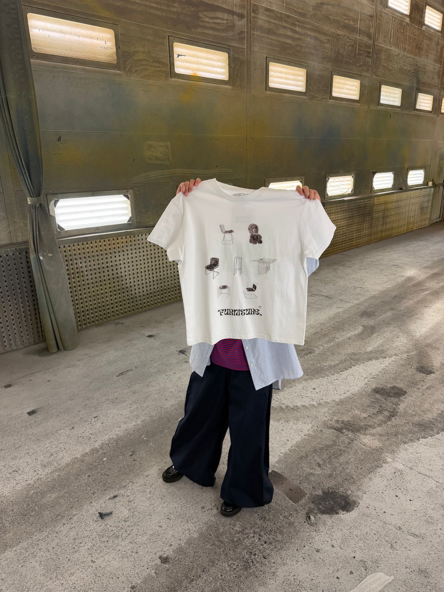 “FURNITURE,, T-SHIRT