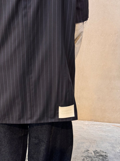 LA VESTE “À MANCHES COURTES” upcycled blazer