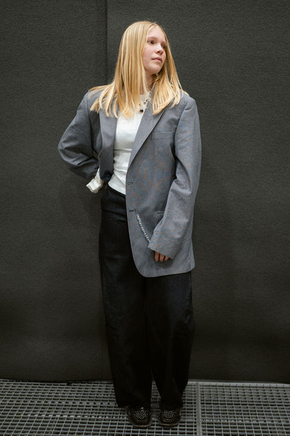 “LE COLLIER ASYMETRIQUE,, upcycled blazer
