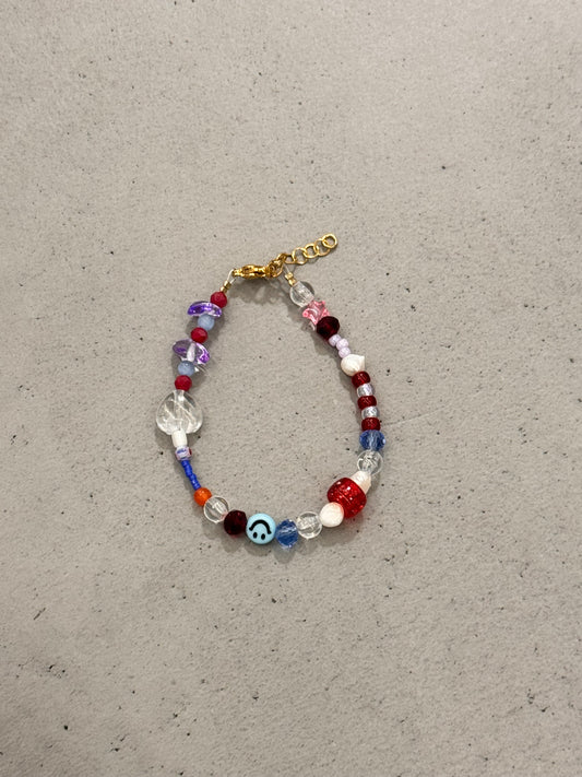 BLUE SMILEY bracelet