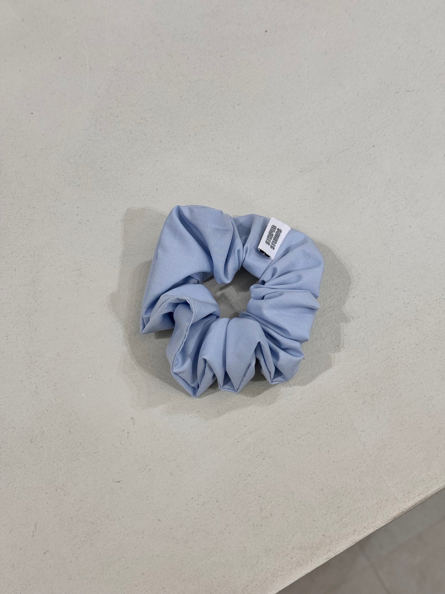 BLUE SCRUNCHIE - small