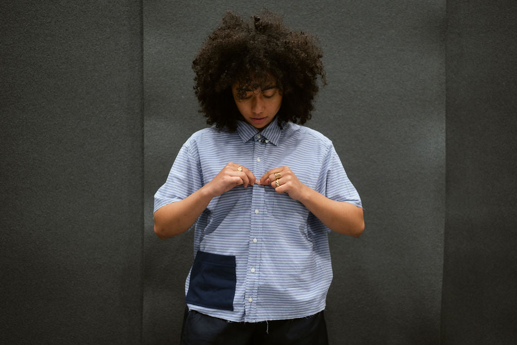 Large pocket ,,UPCYCLED SHIRT’’
