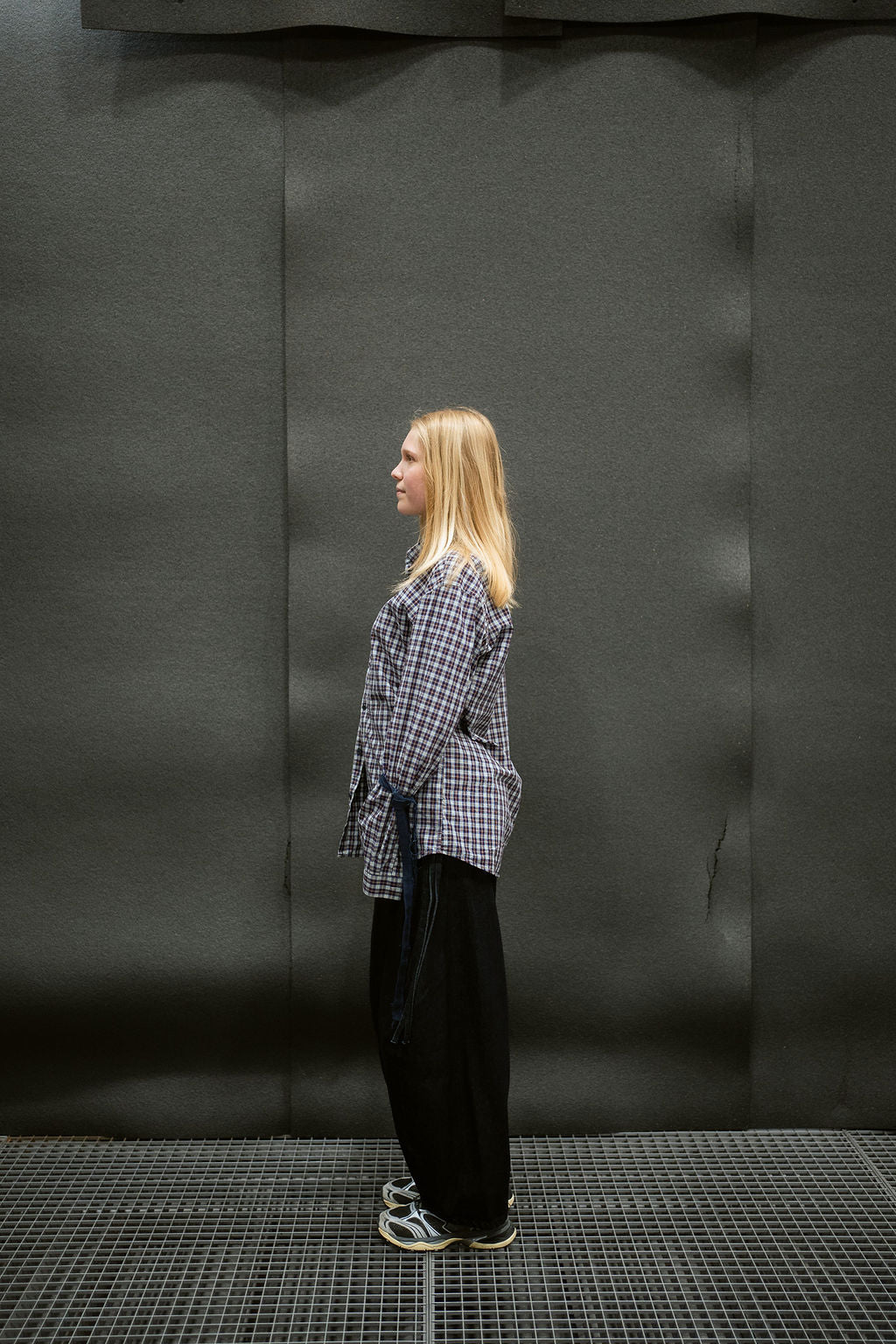 “DRAWSTRING,, upcycled shirt