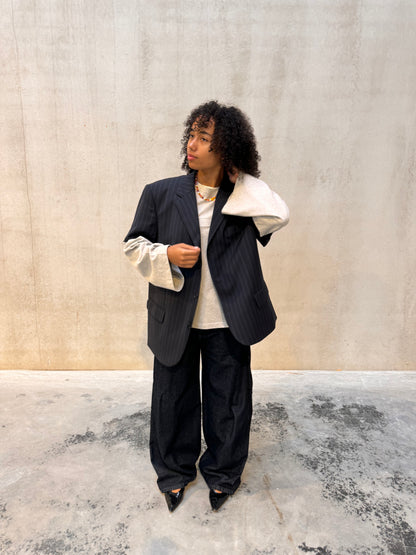 LA VESTE “À MANCHES COURTES” upcycled blazer