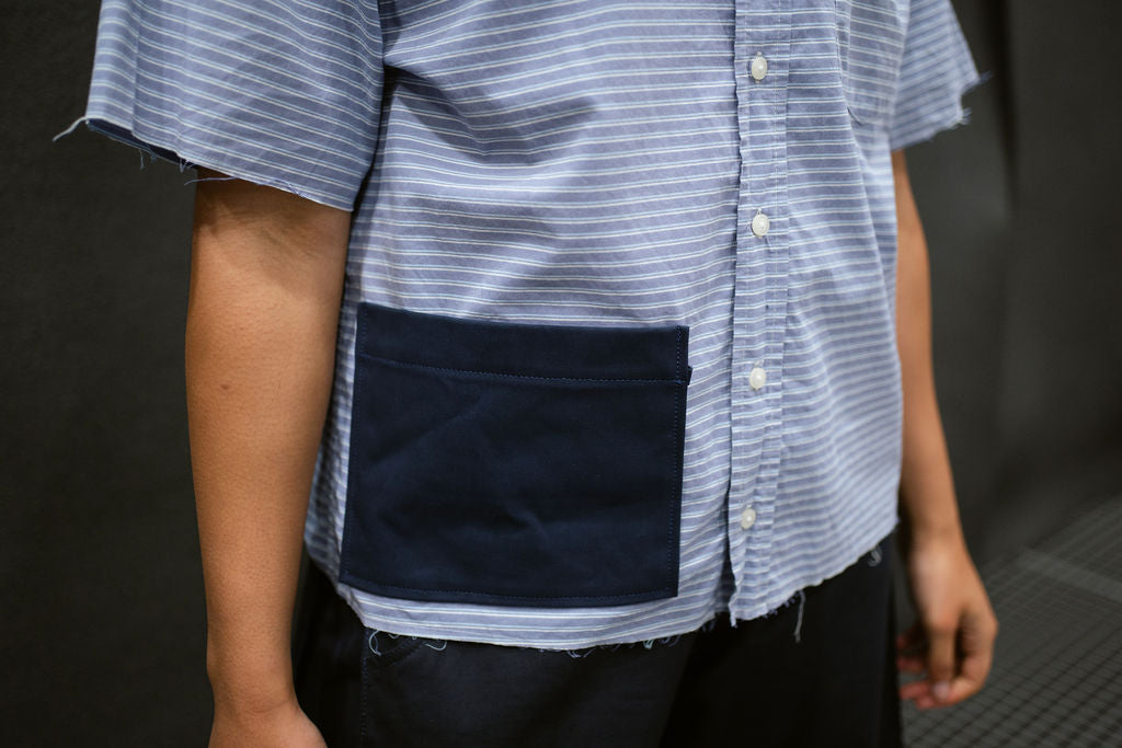 Large pocket ,,UPCYCLED SHIRT’’