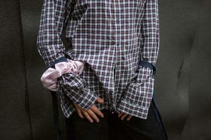 “DRAWSTRING,, upcycled shirt