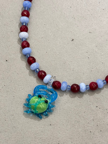 WINTER CRAB necklace