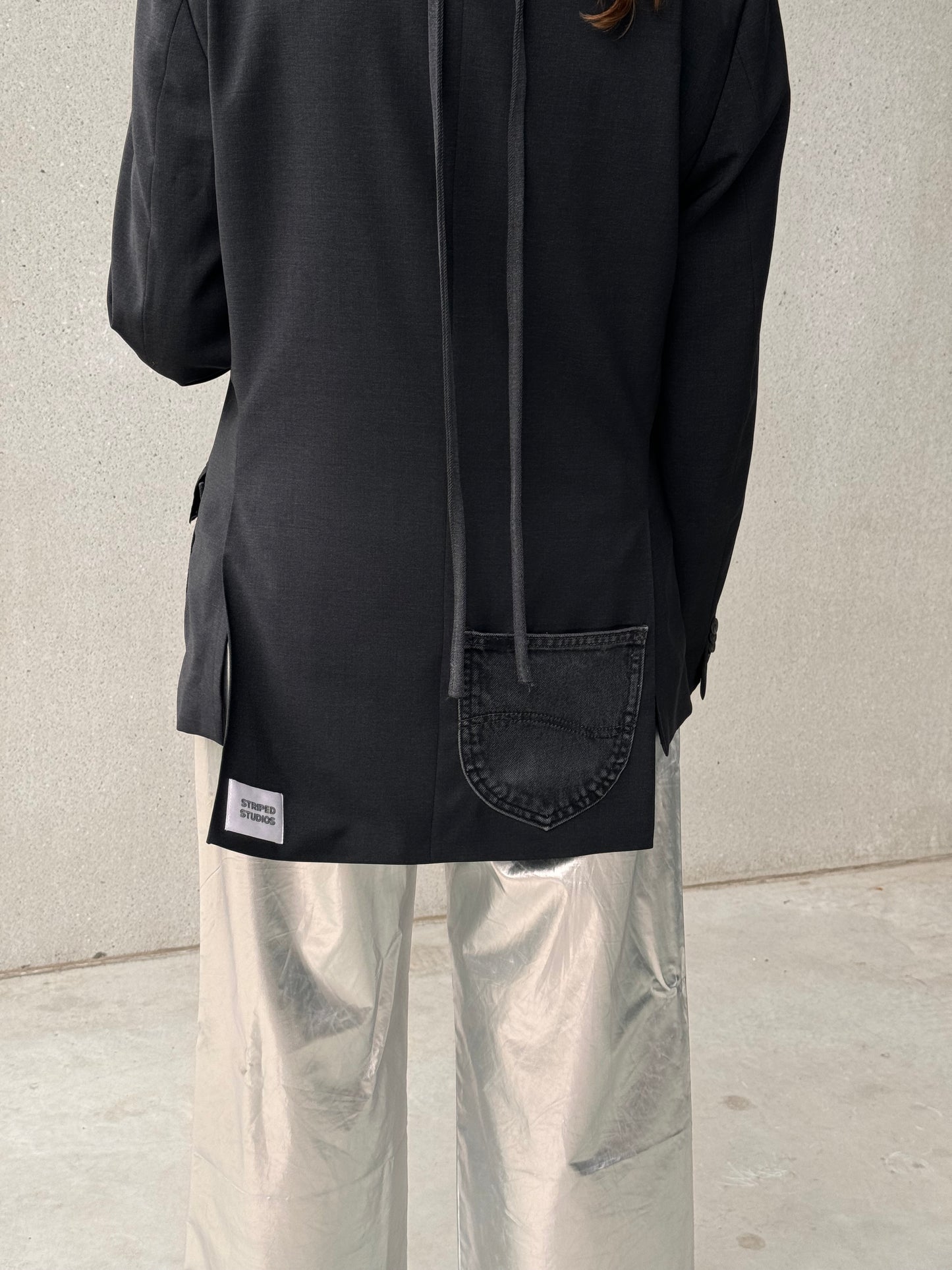 “DOUBLE POCKET,, upcycled blazer