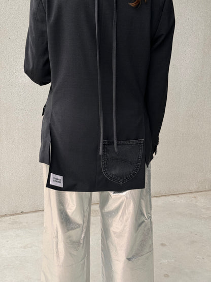 “DOUBLE POCKET,, upcycled blazer
