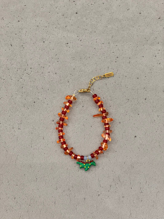 GREEN DINO bracelet