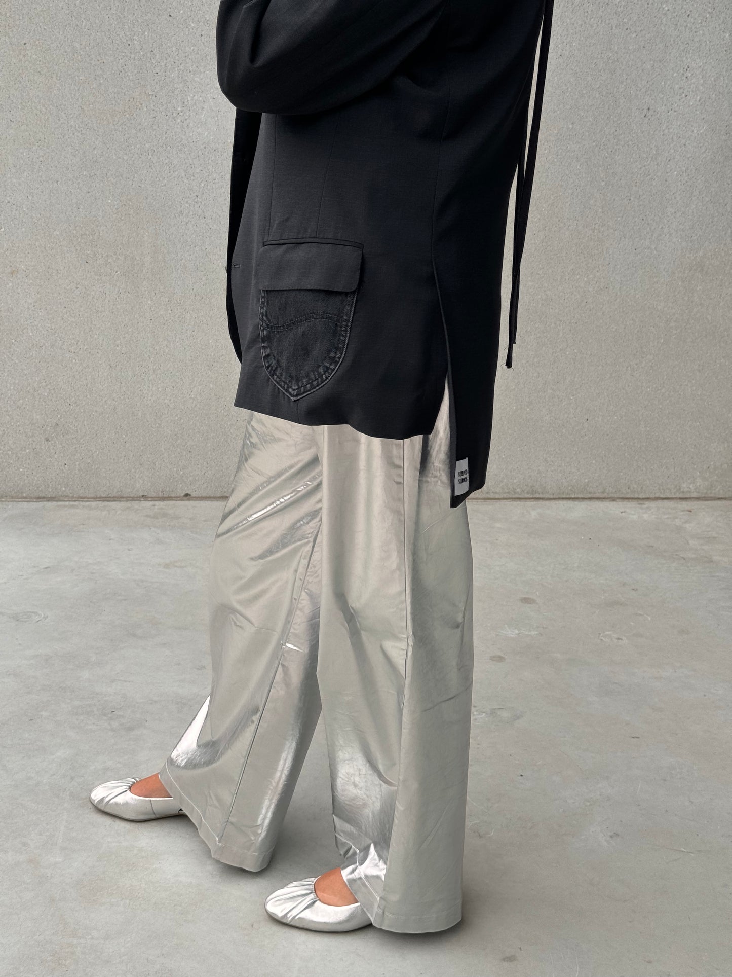 “DOUBLE POCKET,, upcycled blazer