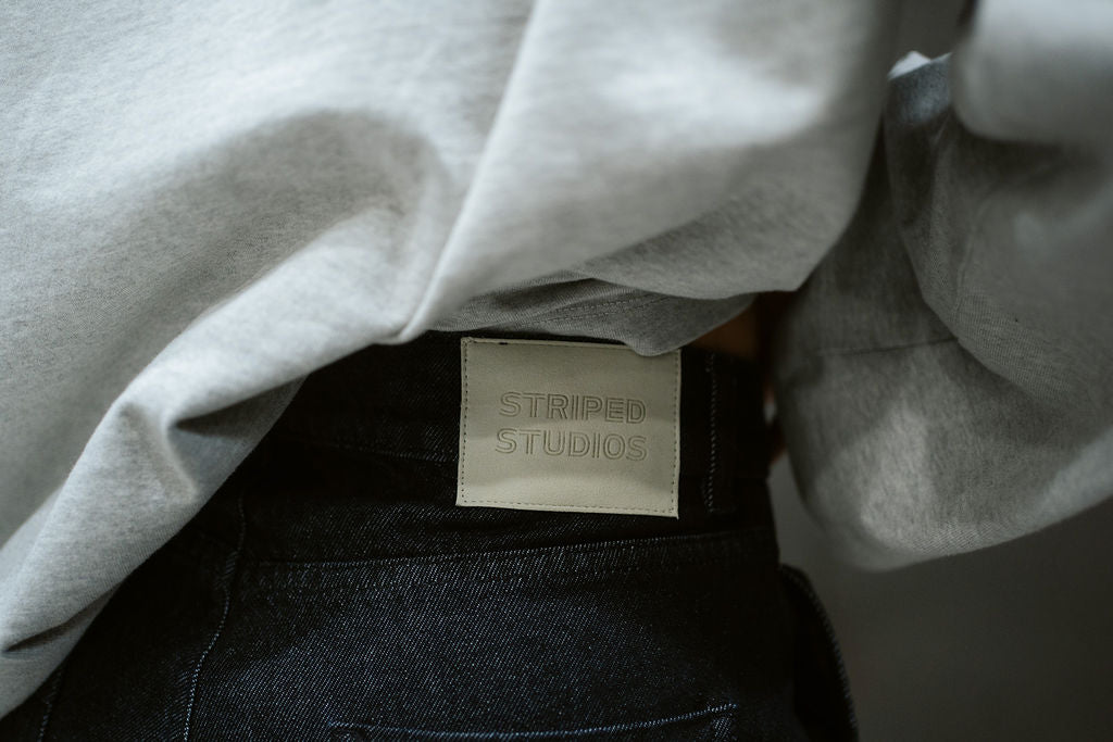 DRAWSTRING BARREL JEANS