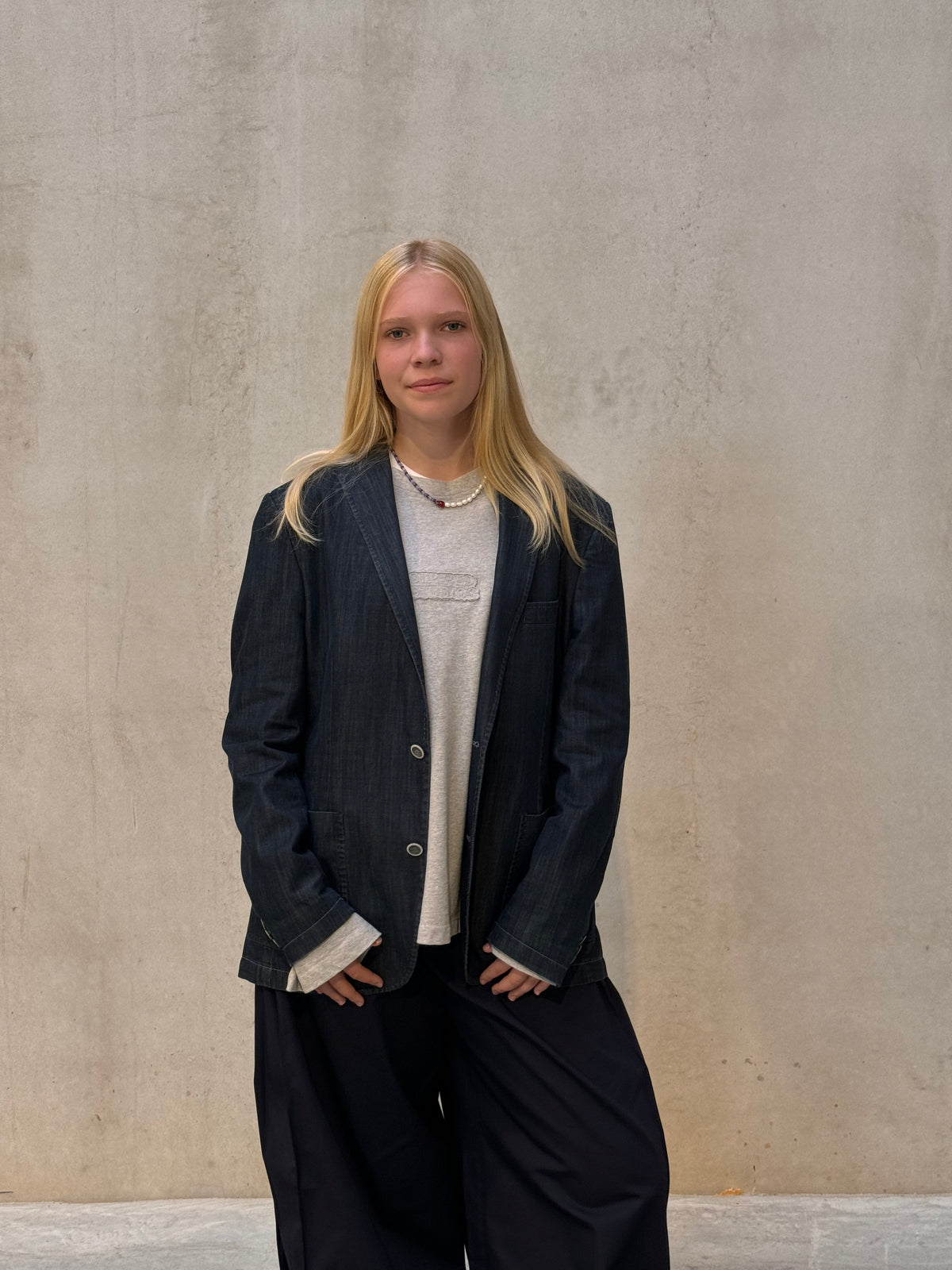 “DOUBLE POCKET,, upcycled blazer