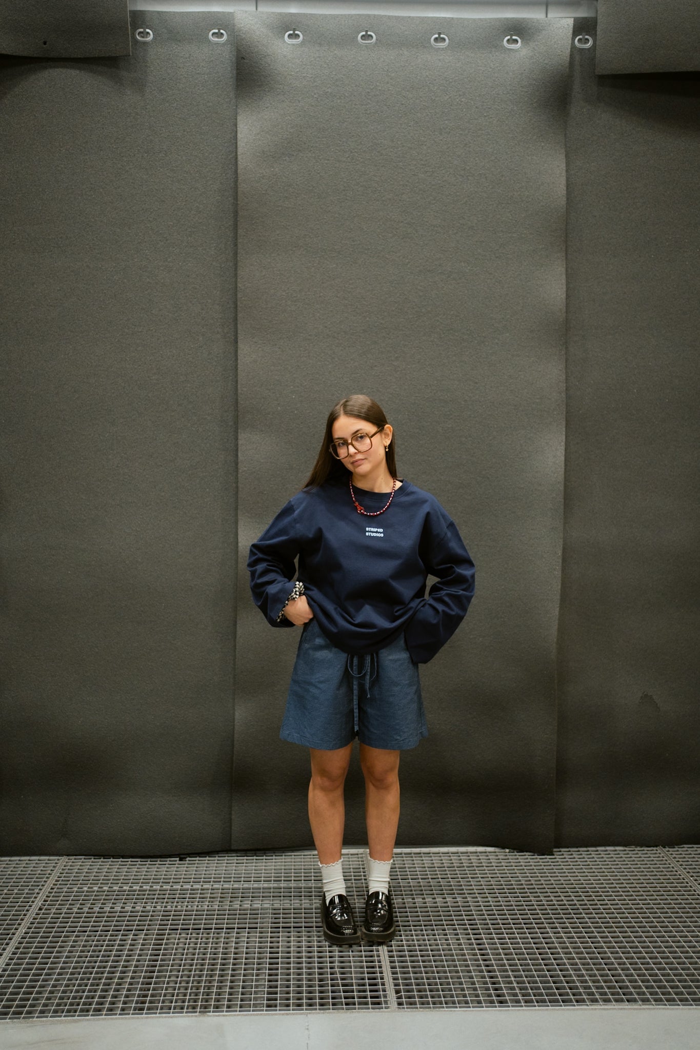 BAGGY DENIM SHORTS