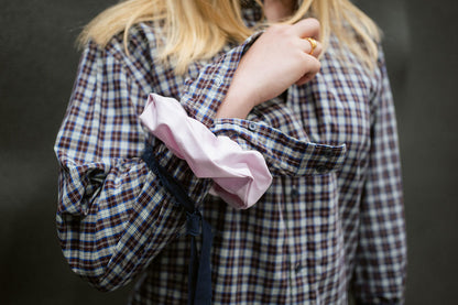 “DRAWSTRING,, upcycled shirt