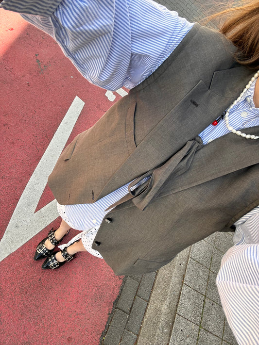 “LA VESTE D’ARC,, upcycled blazer