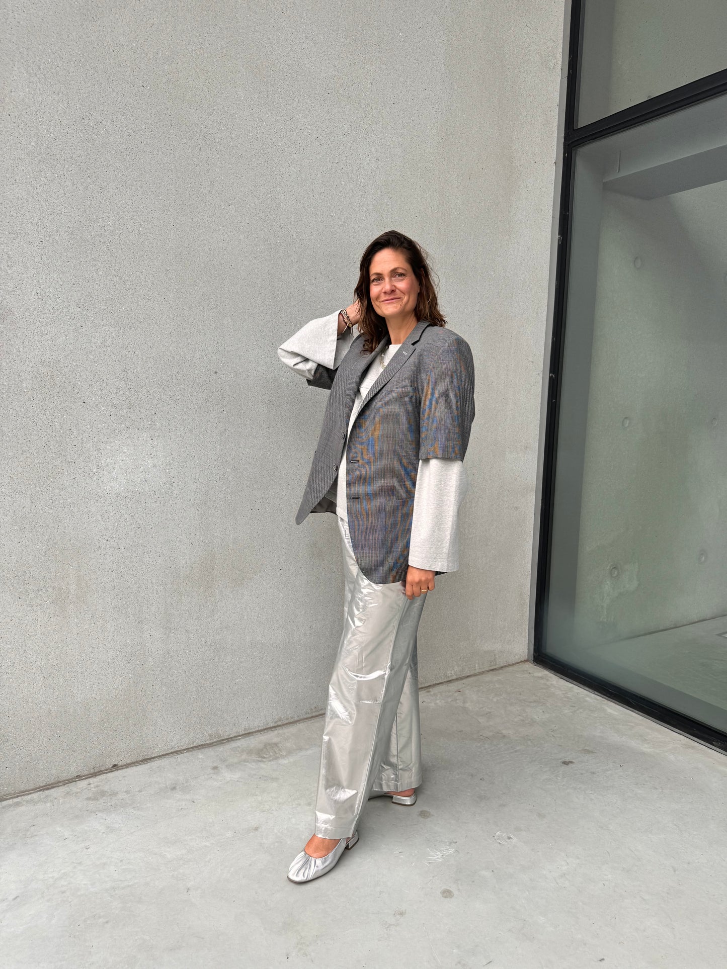 LA VESTE “À MANCHES COURTES” upcycled blazer