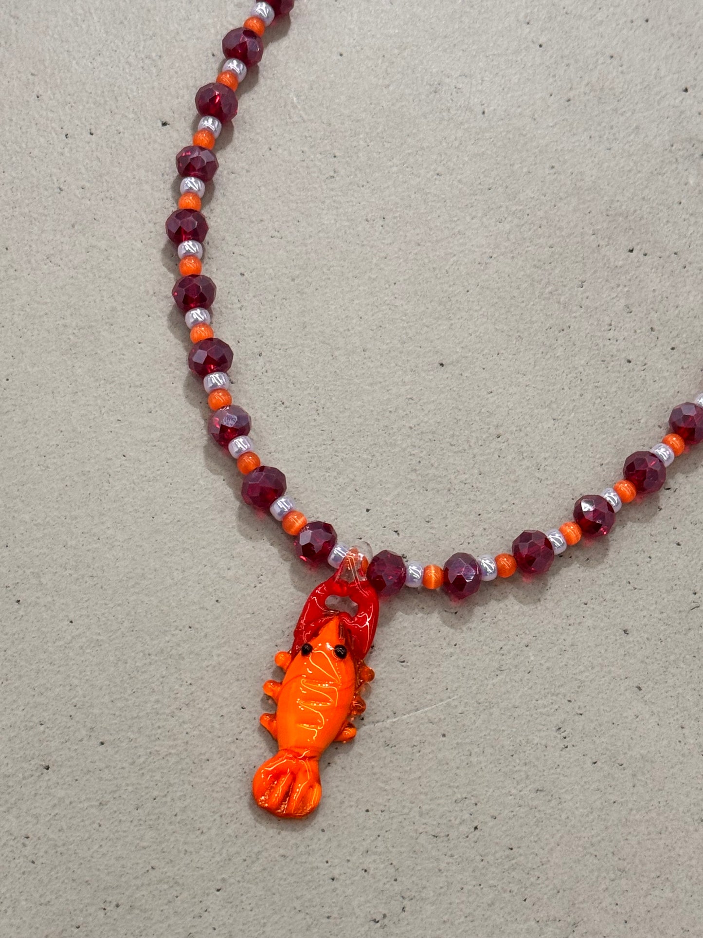 FALL LOBSTER necklace