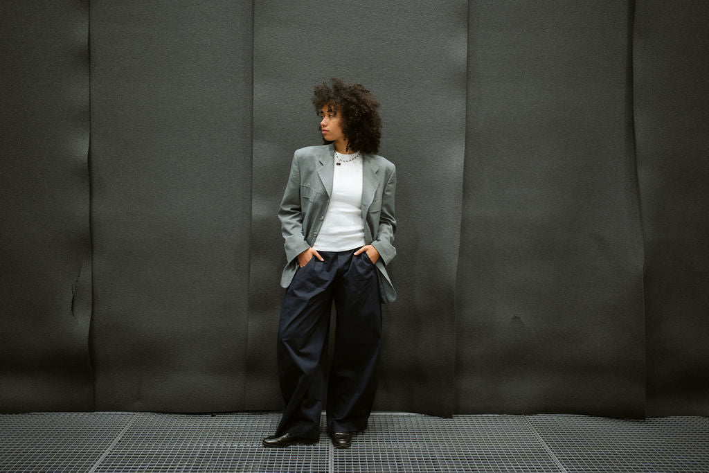 “LE COLIER ASYMETRIQUE,, upcycled blazer