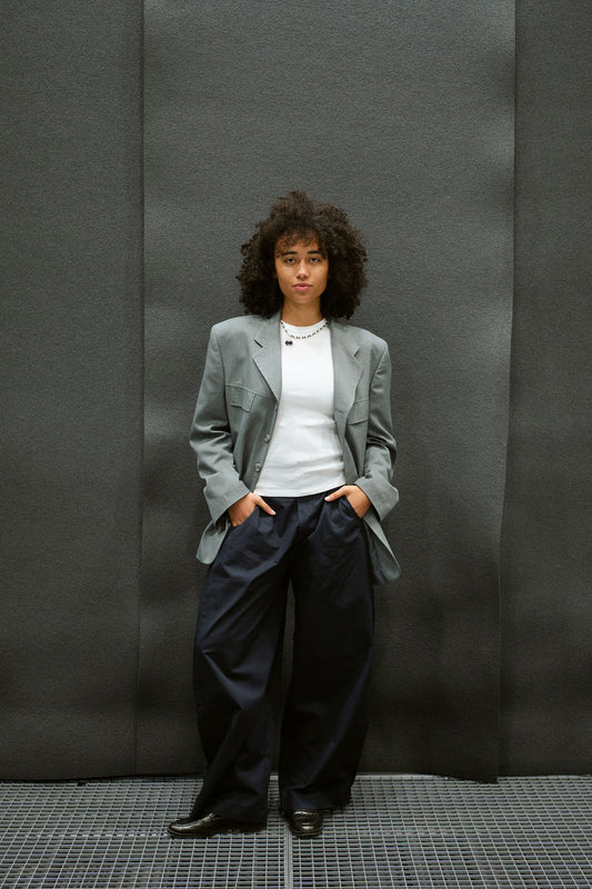 “LE COLIER ASYMETRIQUE,, upcycled blazer