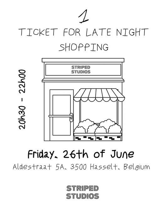 LATE NIGHT SHOPPING: 26/06 from 20:30 - 22:00.