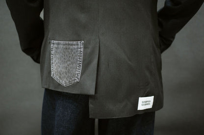 “DOUBLE POCKET,, upcycled blazer