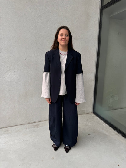 LA VESTE “À MANCHES COURTES” upcycled blazer