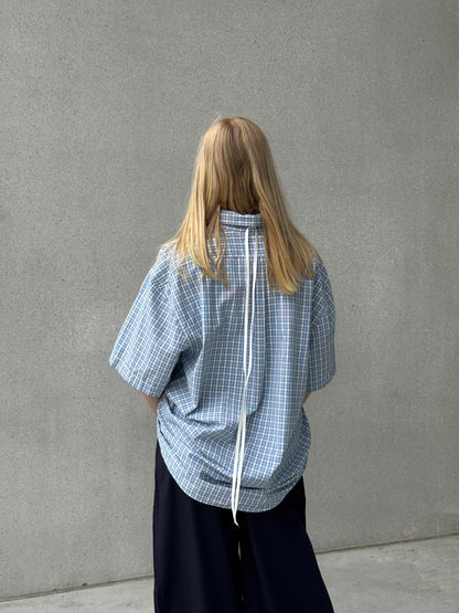 “SCRUNCHED,, upcycled shirt