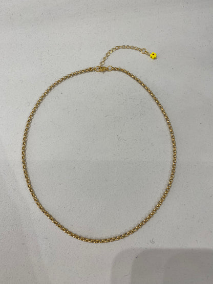 TINY ROUND CHAIN necklace