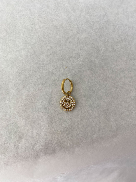 DIAMOND SMILEY earring